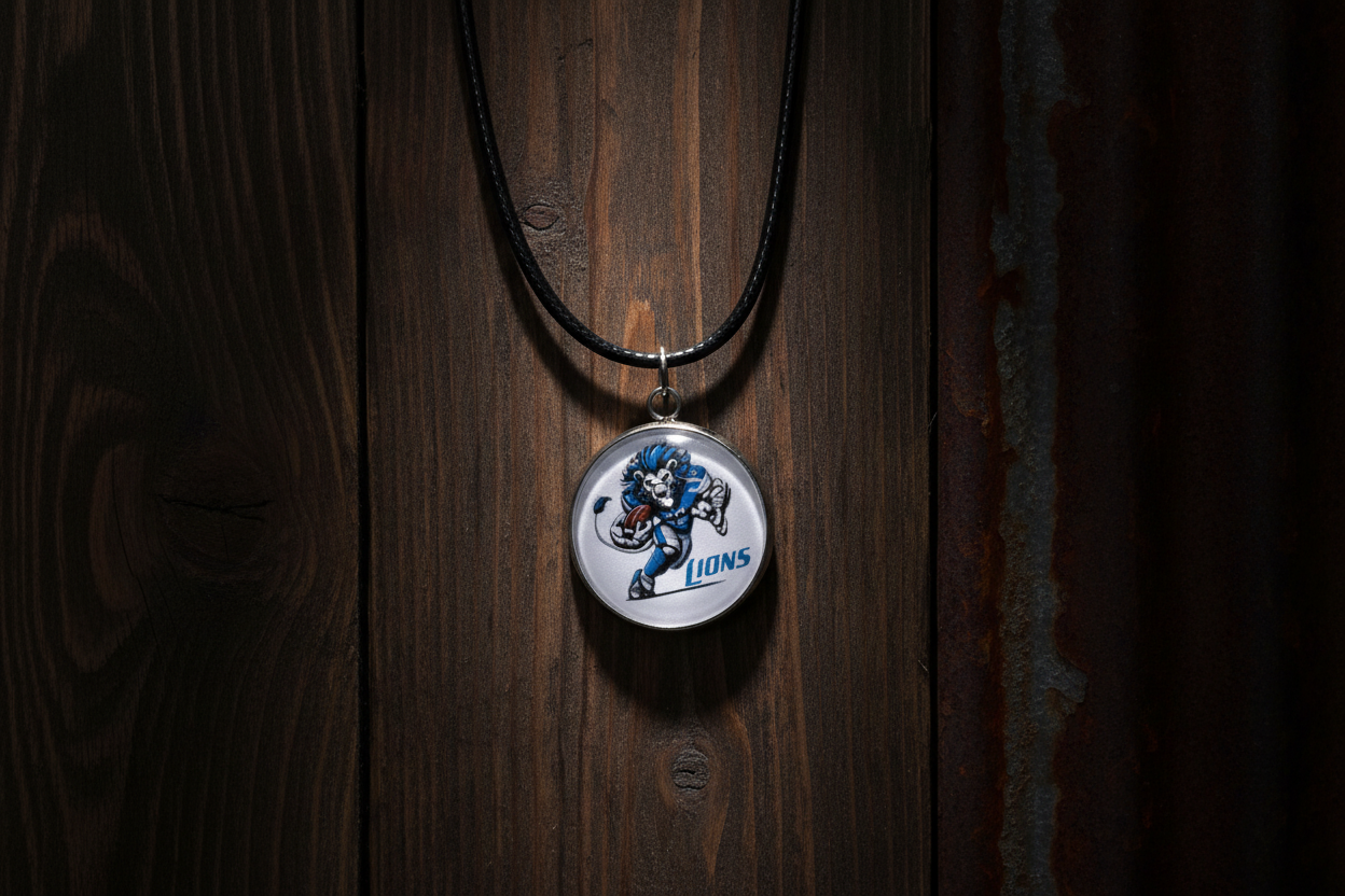 Detroit Lions Pendant Necklace