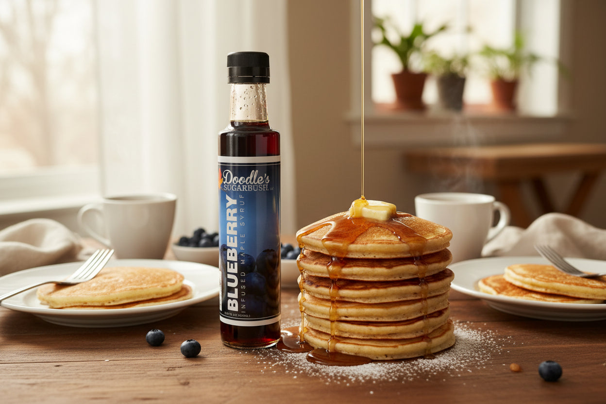 Doodle's Blueberry Infused Maple Syrup