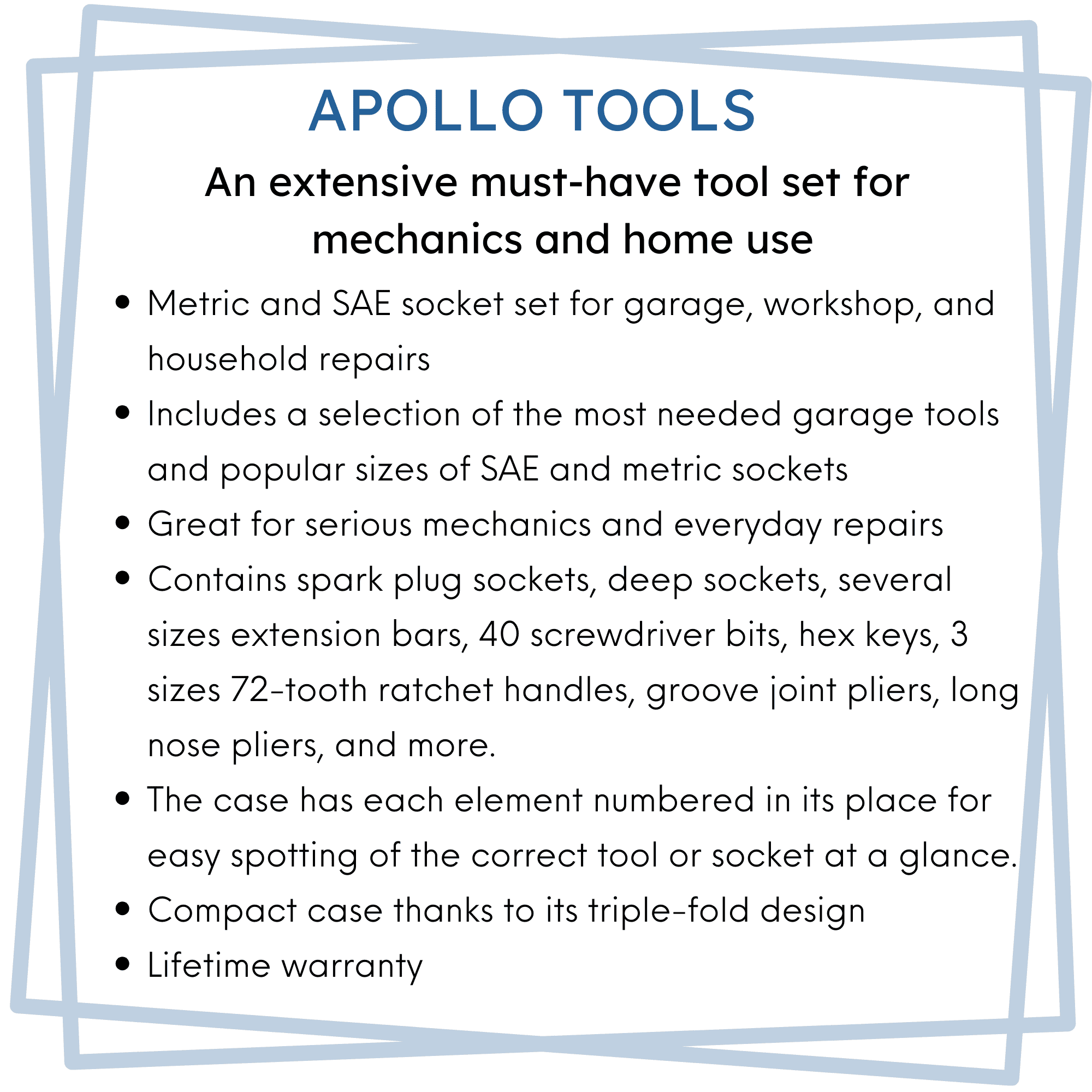 163 Piece Mechanics Tool Kit -- DT0002