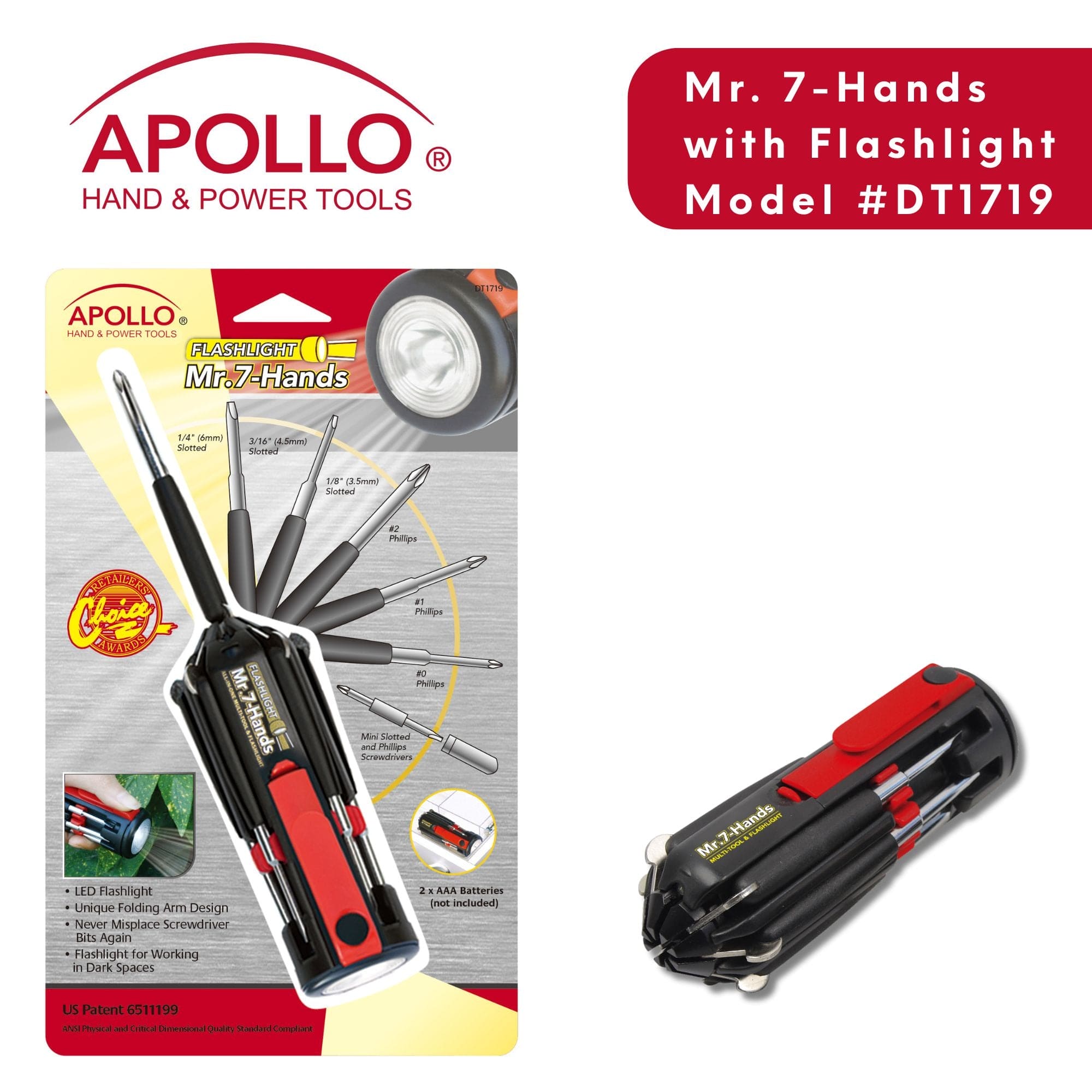 Flashlight Mr. 7-Hands - DT1719