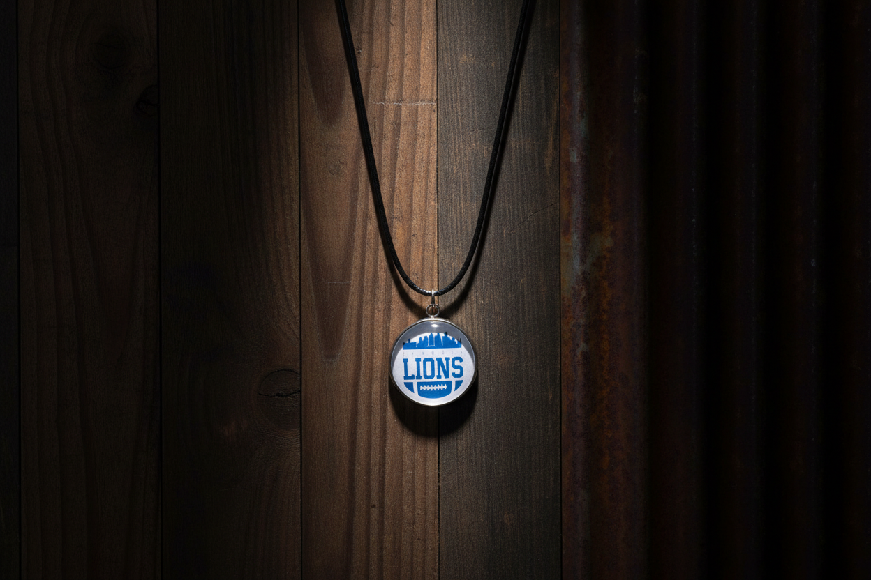 Detroit Lions Pendant Necklace