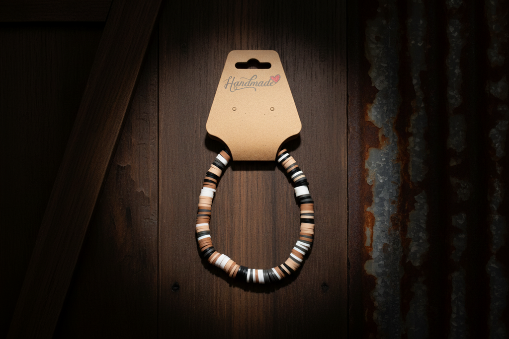 Desert Dune Earthtone Beaded Bracelet