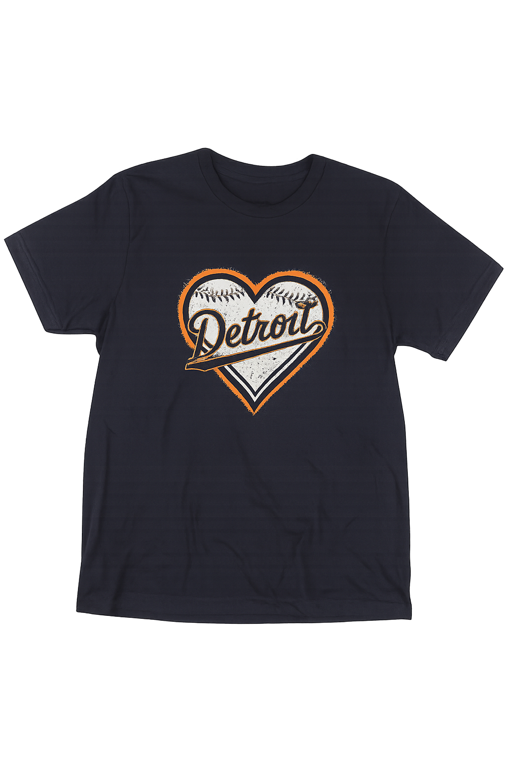 Detroit Heart Baseball T-shirt